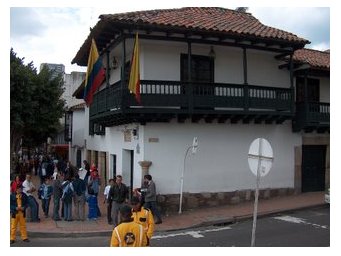 Casa Museo 20 de Julio, Plaza Bolvar, Bogot, Colombia.