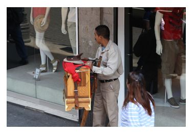 Los organilleros en la Ciudad de México